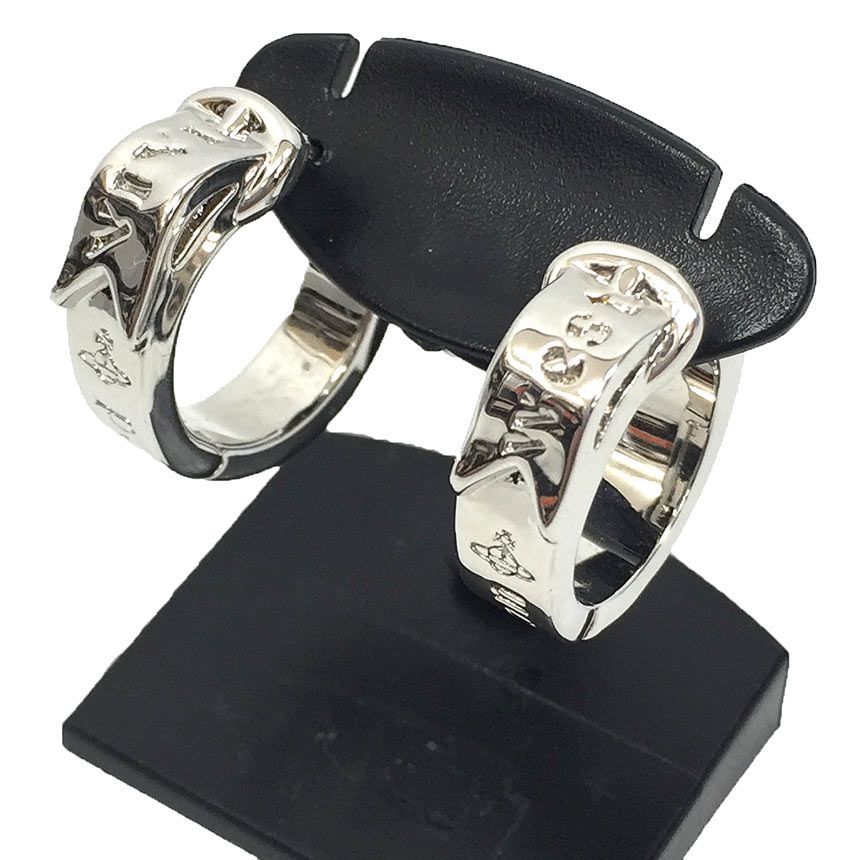 vivienne westwood ヴィヴィアンウエストウッド ボビー ピアス フープピアス シルバー 62030032-02P019 aq11537