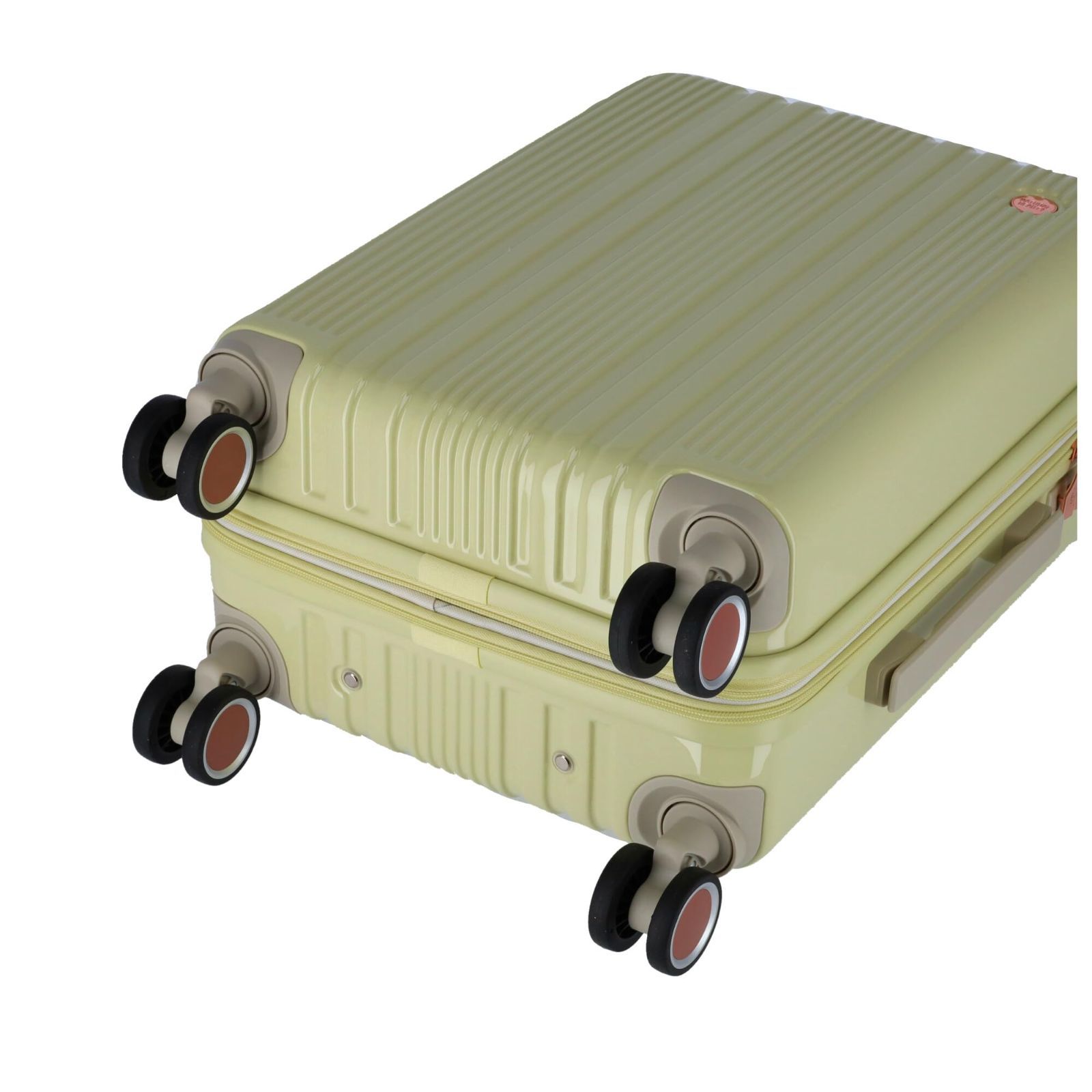  ナチュラルビューティー エメ 四輪キャリーケース 34-40 L イエロー スーツケース その他 旅行かばん 小分けバッグ