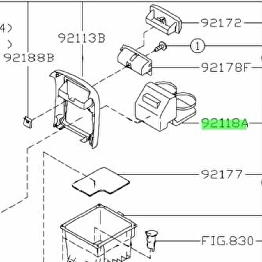 スバル SUBARU 純正 インプレッサ WRX STi GV GR リア センター コンソール ボックス ドリンク ホルダー パーツ エンジン タイヤ バンパー 検索 マフラー