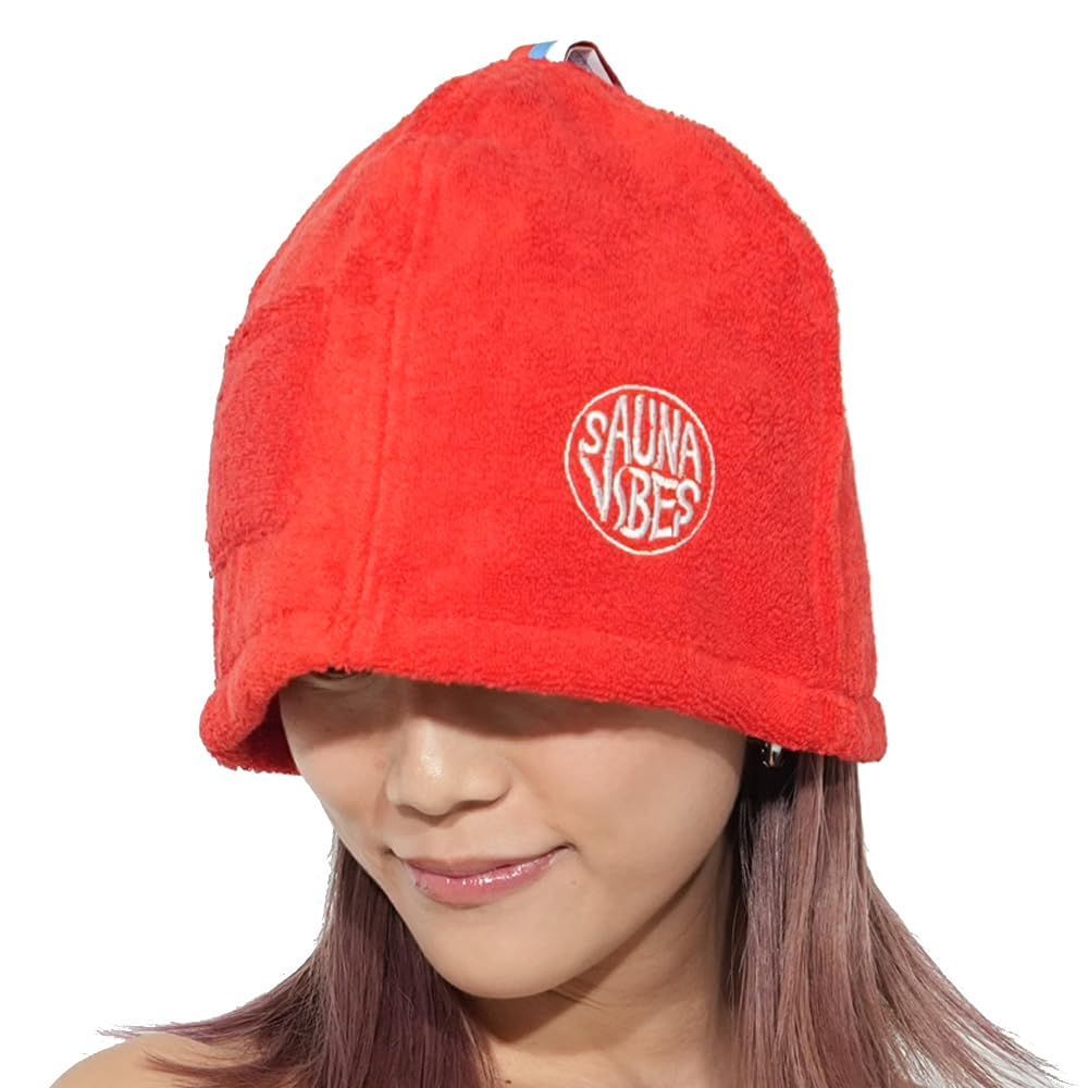 【新着商品】[SAUNA VIBES] サウナハット 選べる全11色 女性に人気 のぼせ防止 髪の傷み防止 今治タオル キーポケット付き メンズ レディース サウナバイブス