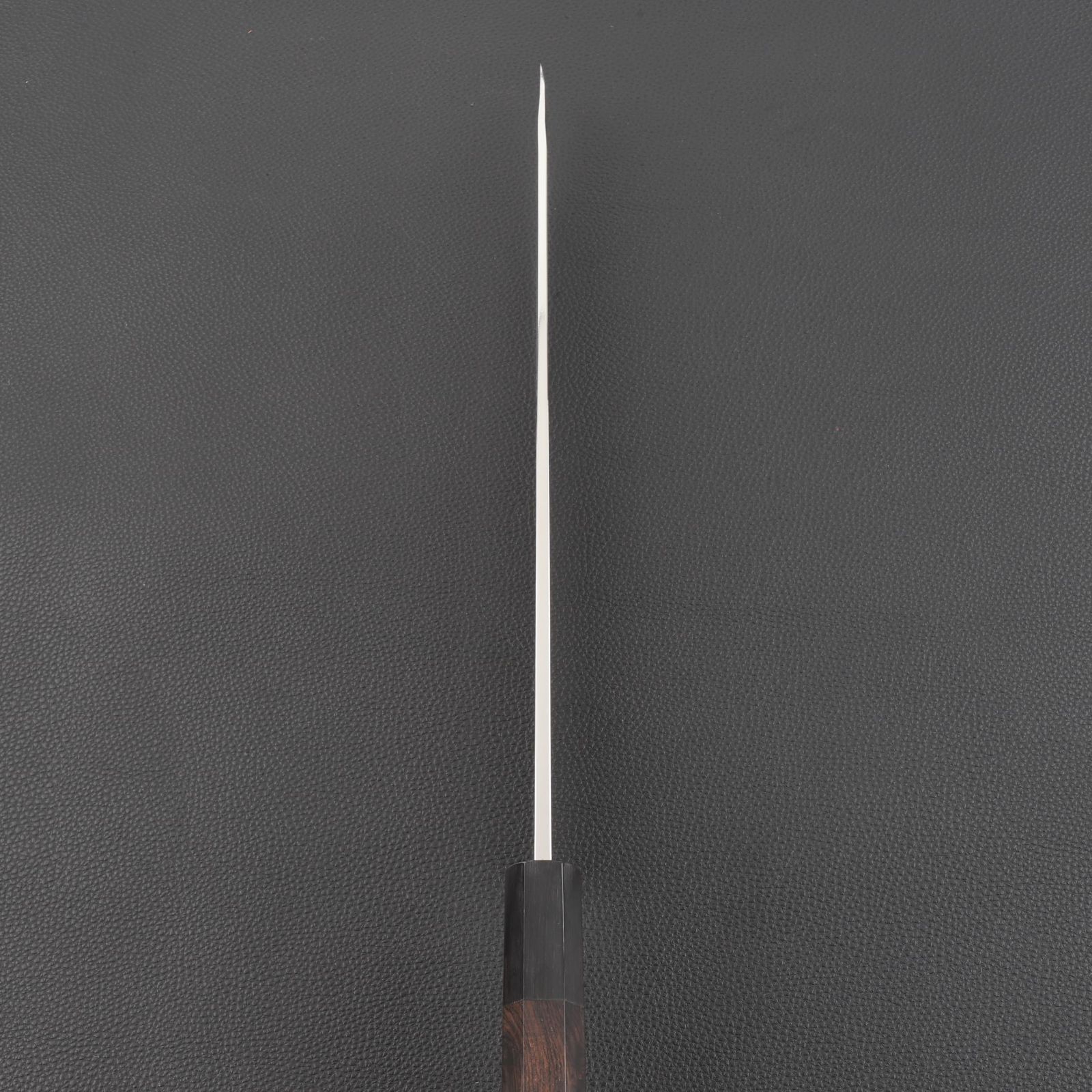 10889牛刀7寸家庭用 業務用 刺身包丁 鏡面仕上げ 両刃 黒檀黒水牛角八角柄 10889牛刀7寸家庭用 業務用 刺身包丁 鏡面仕上げ 両刃 黒檀黒水