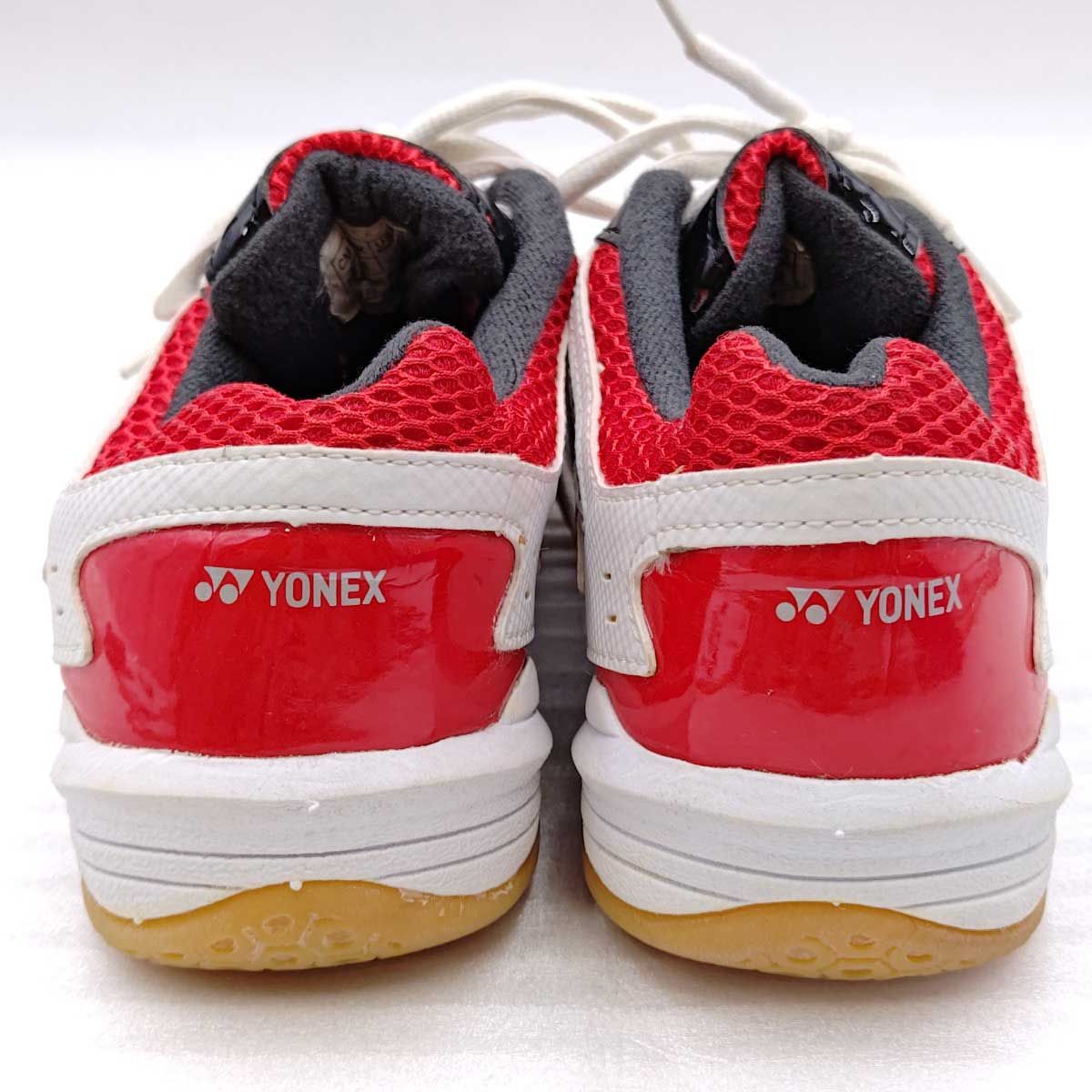 【美品】ヨネックス　パワークッション　24、5 厚底 未使用美品⭐️ヨネックス パワークッション 24.5 サイドジップ