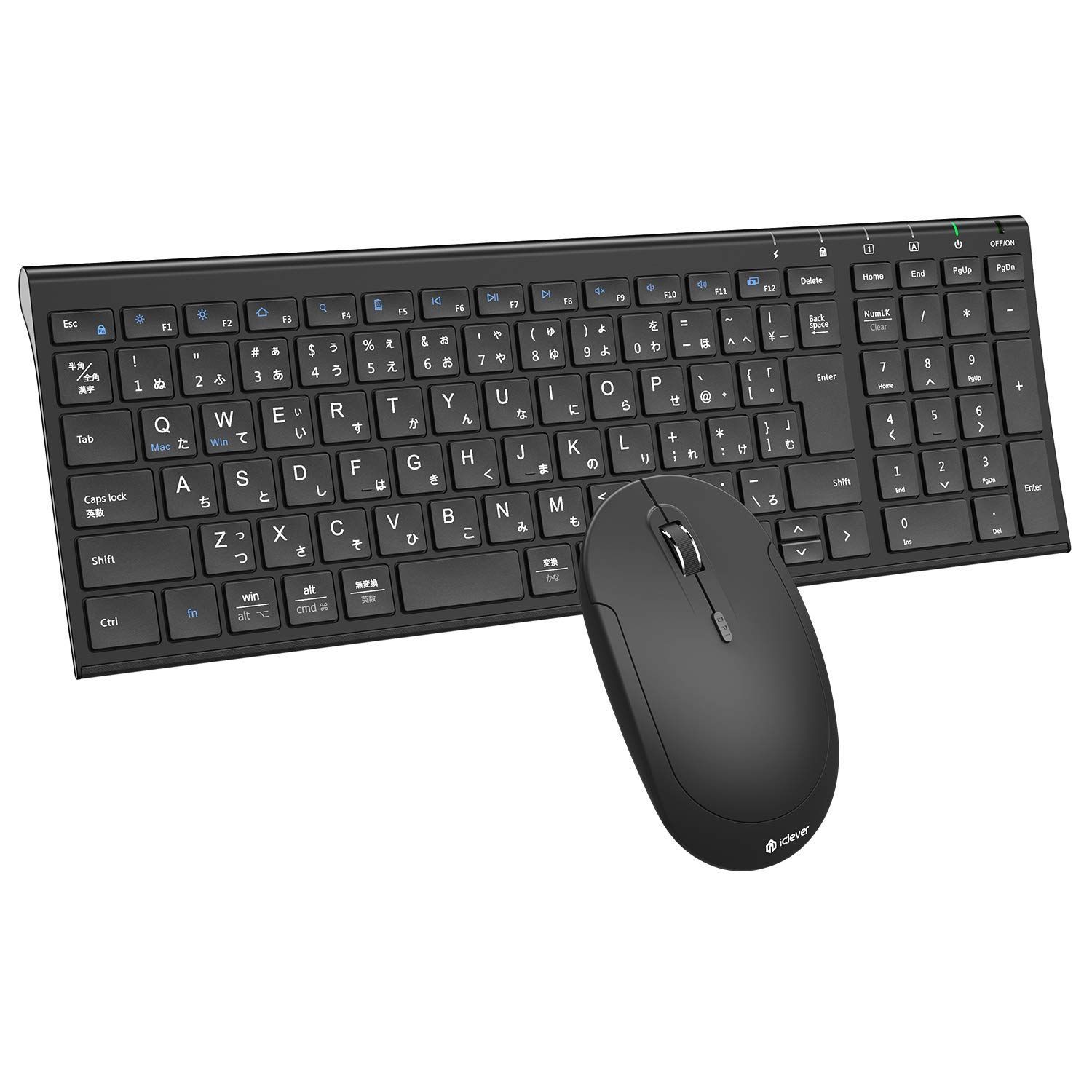 人気商品】マウス3段調節可能DPI キーボード Type-C充電式 無線2.4G