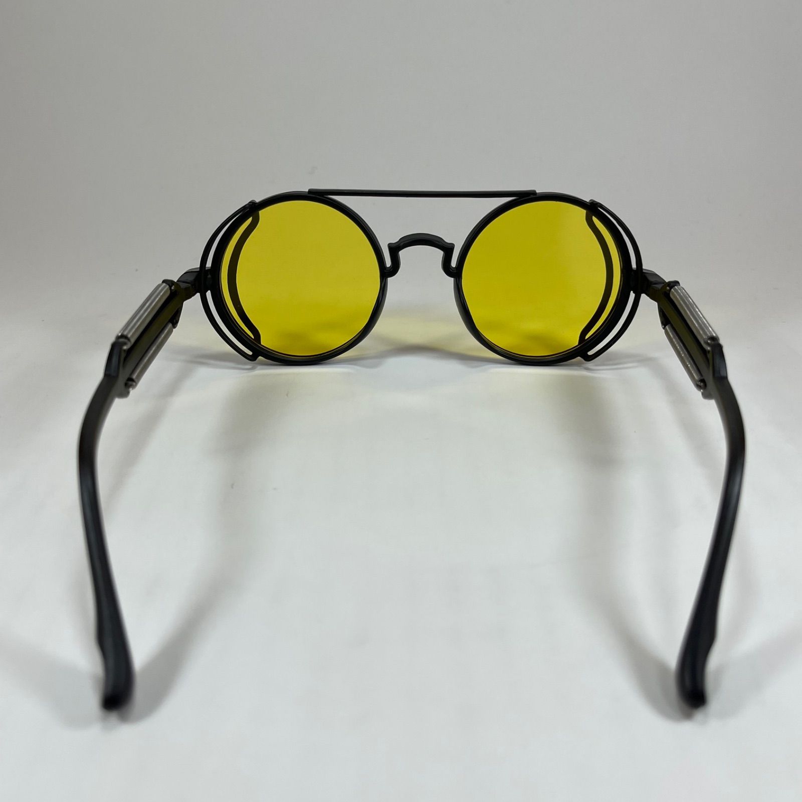 限定販売】 スチームパンク サングラス ラウンド 丸眼鏡 メガネ 色付きサングラス 新品