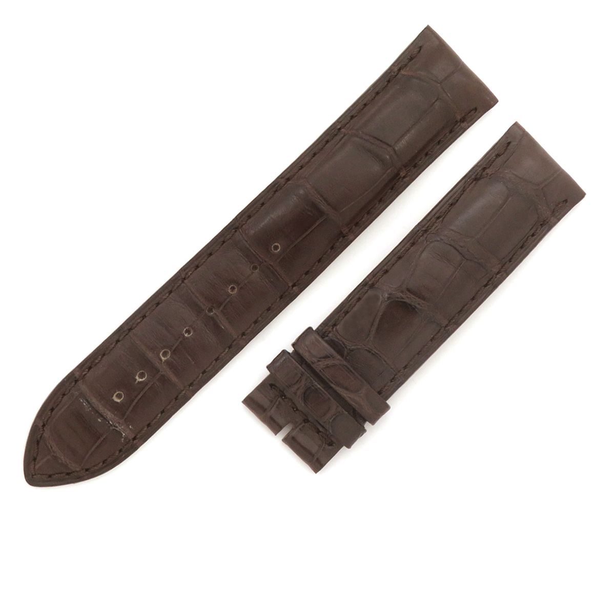 19mm フランクミュラー 純正 クロコ ストラップ ベルト ホワイト 19mm フランクミュラー 純正 クロコ ストラップ ベルト ホワイト