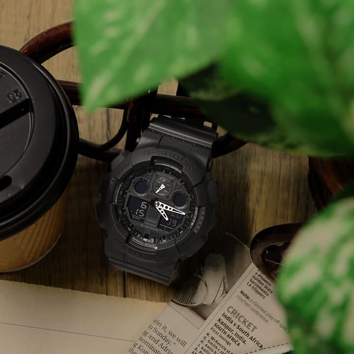 CASIO G-SHOCK GA-100-1A1JF 腕時計