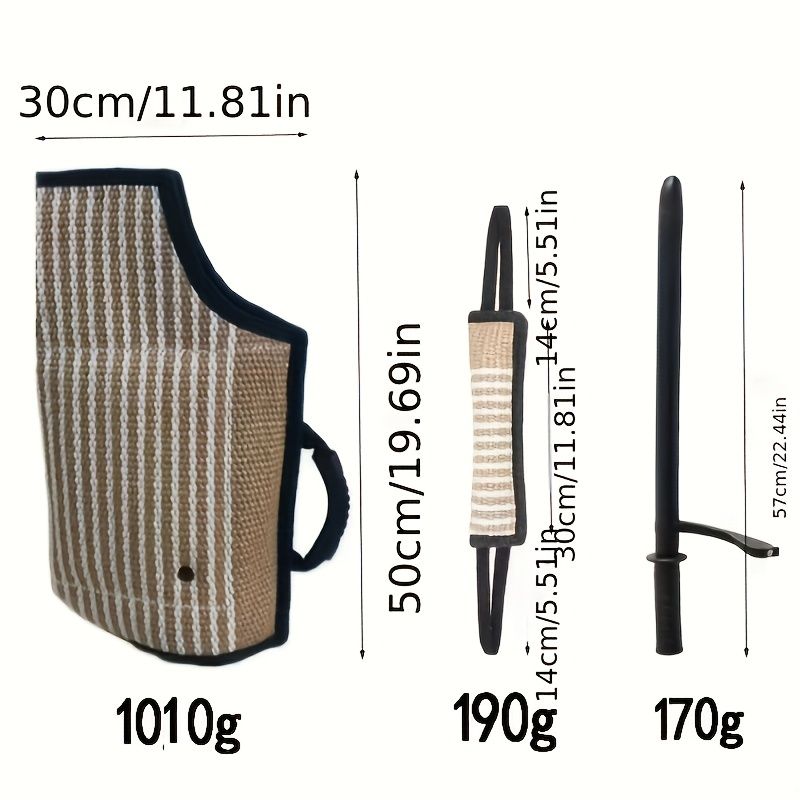 トレーニング用品 耐久性のあるジュート繊維製引っ張りおもちゃと噛みつきスリーブ