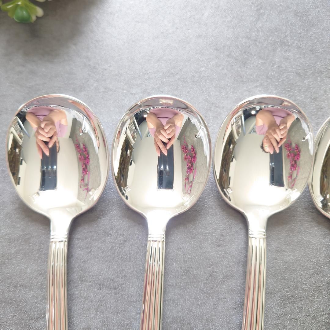 クリストフル アリア コンソメスプーン 6点