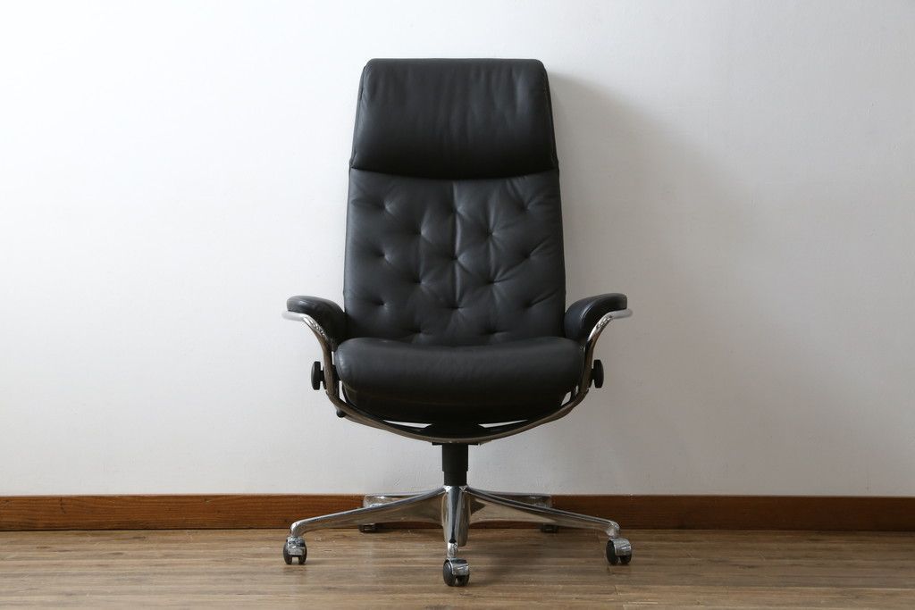 EKONES エコーネス ストレスチェア Metro メトロ 回転 本革 ソファ