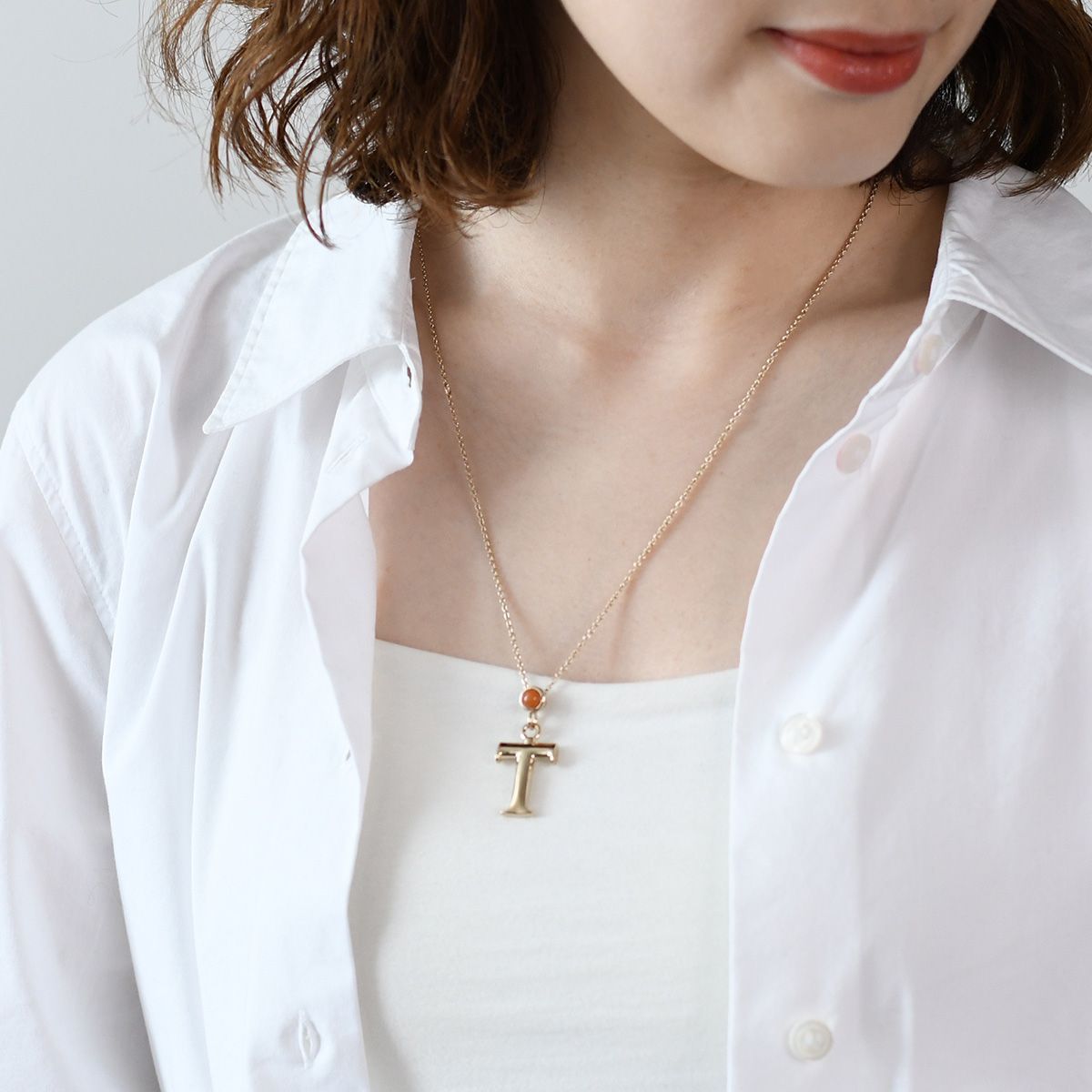 CHLOE クロエ アクセサリー アルファベット ペンダント ネックレス 