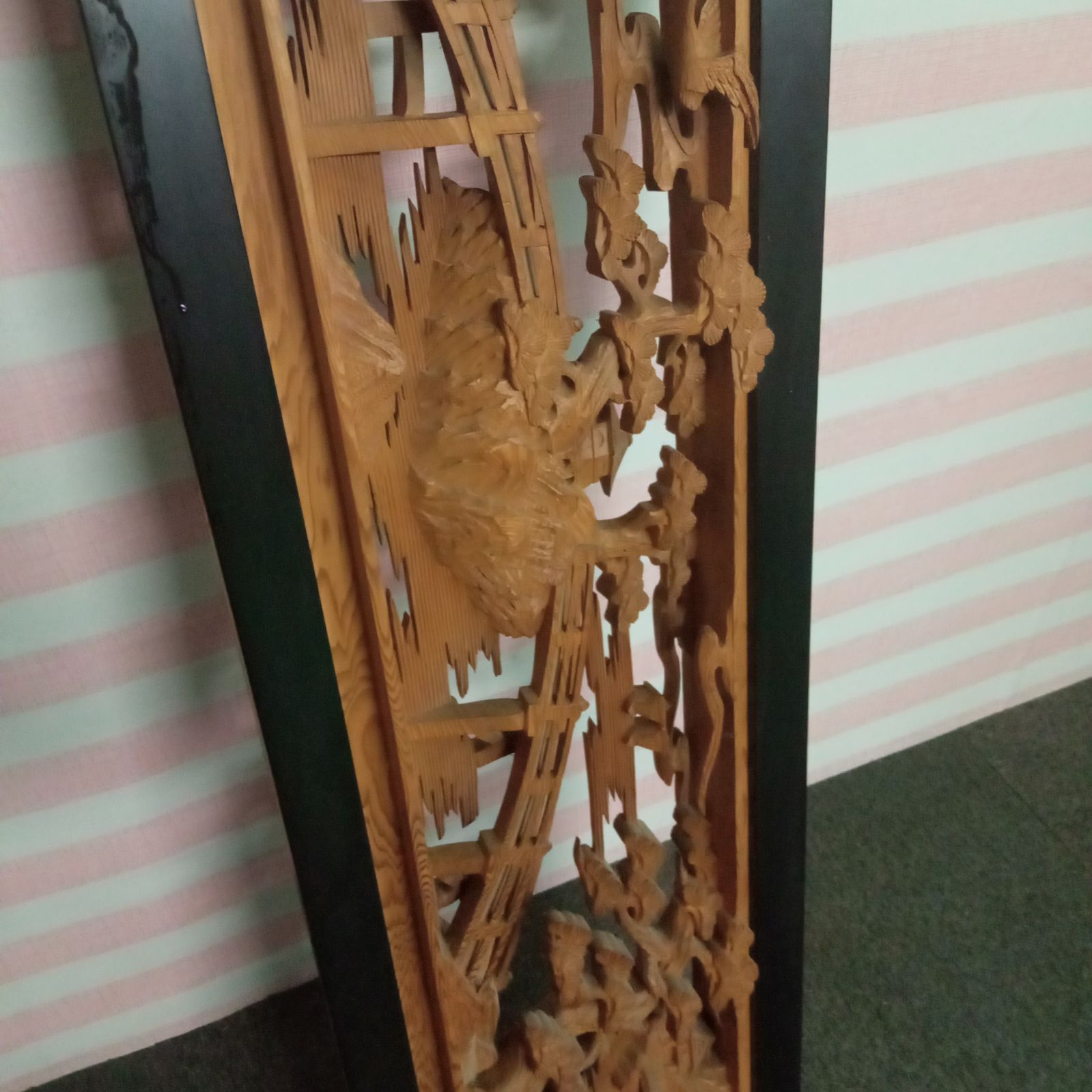 ◯ 欄間 建具 2枚セット レトロ 木製 アンティーク 昭和 - メルカリ