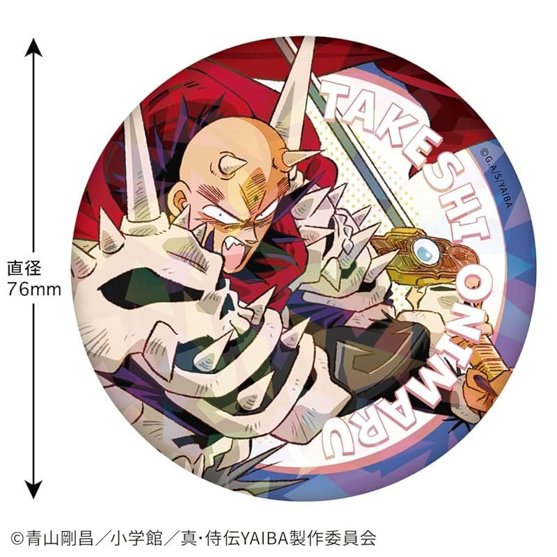 三国無双 8 試遊 缶バッジ 馬超 トーシンパック 真・侍伝YAIBA ホログラム缶バッジ(鬼丸猛) YB