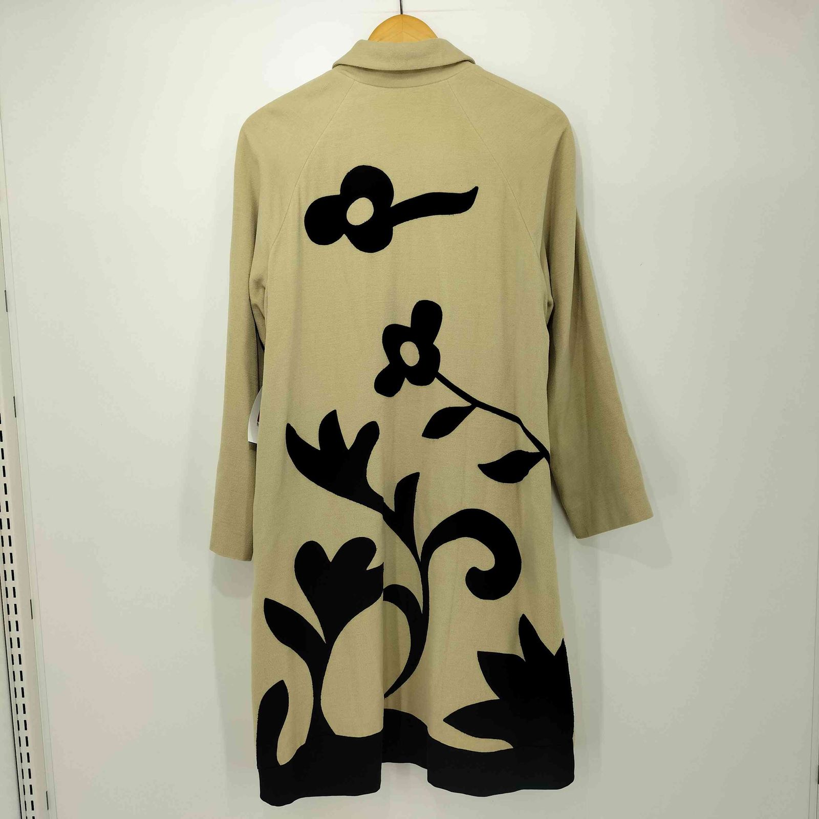 シビラ Sybilla 花柄刺繍 コットン チェスターコート レディース JPN