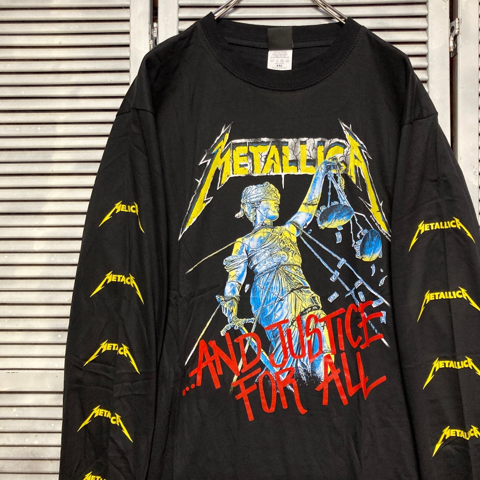 メタリカ METALLICA 黒 長袖 Tシャツ ロンT バンド ロングスリーブ 