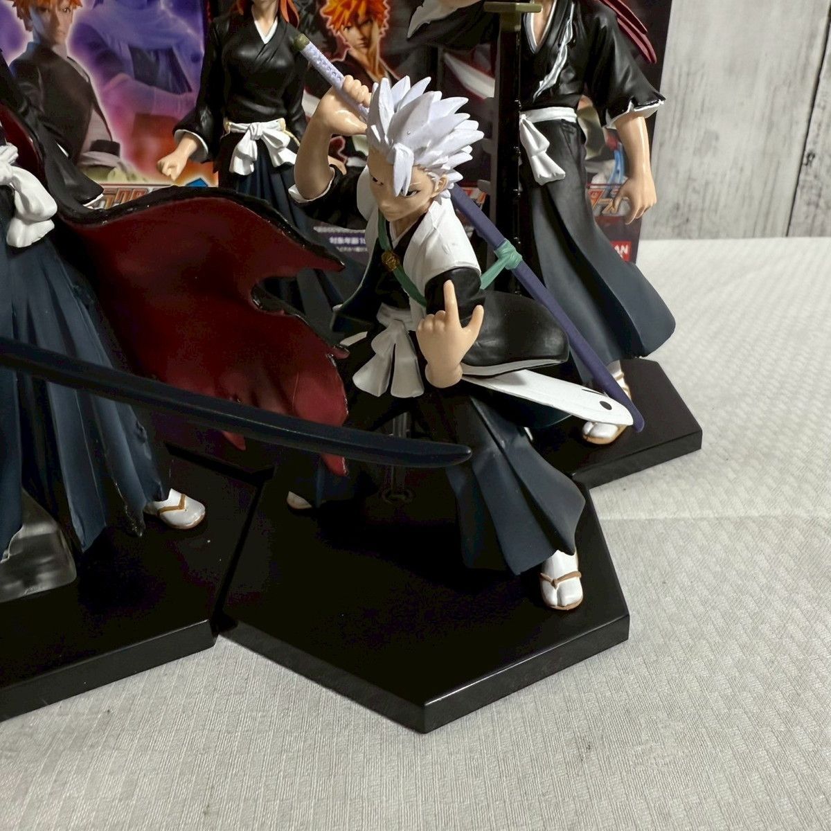 BLEACH アクスタ 3点セット BHDC 一護 織姫 恋次 値下げ交渉歓迎] BLEACH フィギュアセット 一護 ルキア 日番谷