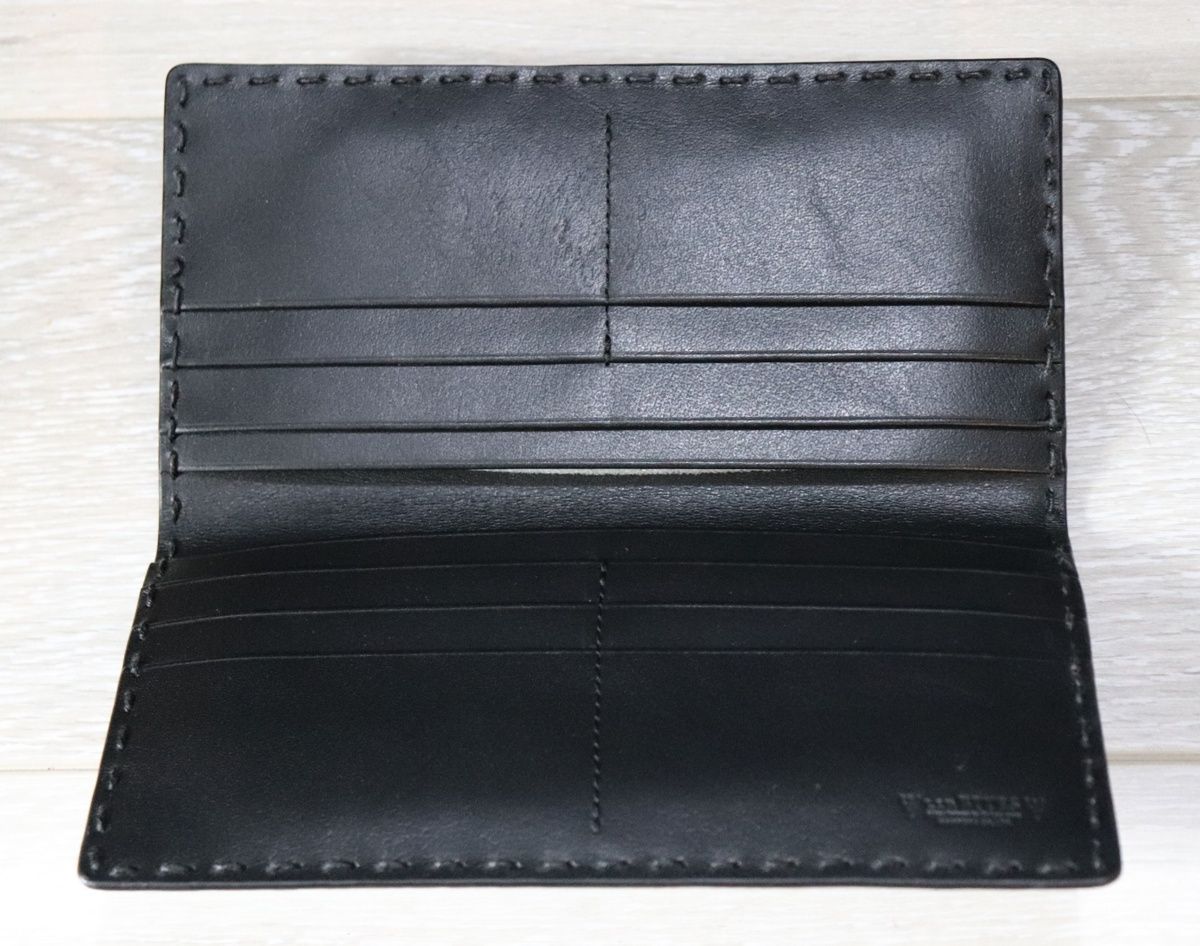 【販売正規】未使用　L.E.D BITESの本革　3つ折り財布-キャメル色 折り財布