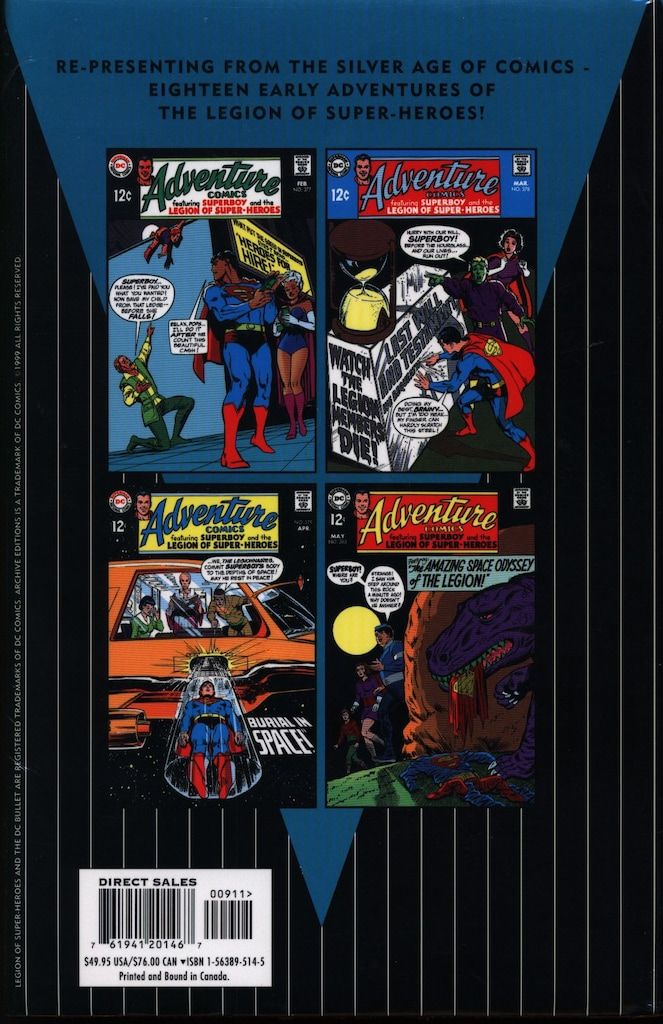 原書)DC COMICS ARCHIVE EDITION LEGION OF SUPER-HEROES (HC) 9