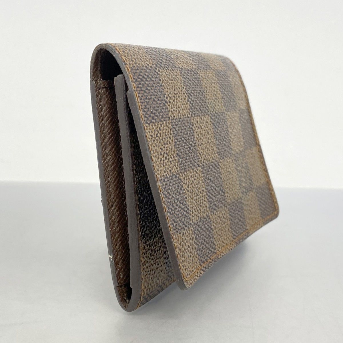 【極美品】ルイヴィトン　アンヴェロップカルトドゥヴィジット　ダミエエベヌ　名刺入 LOUIS VUITTON ルイヴィトン カードケース 名刺入れ