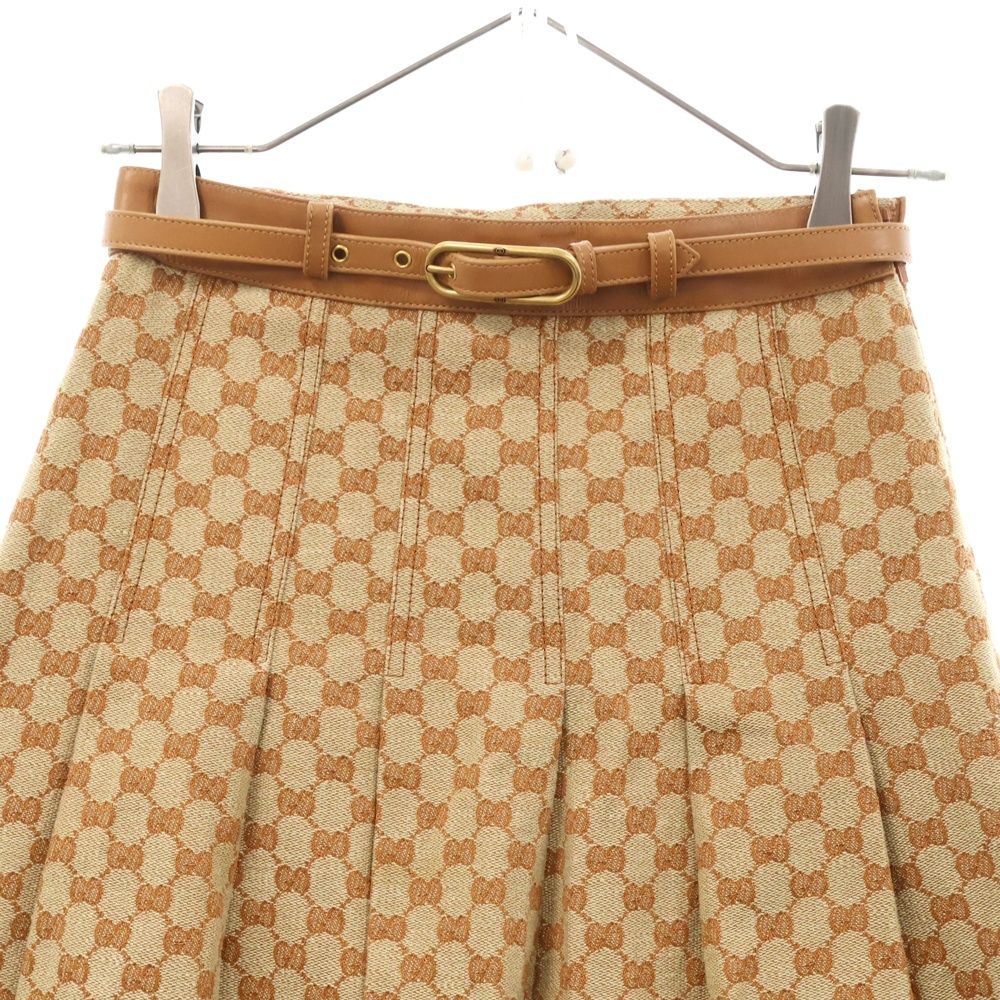 GUCCI】グッチ『GG柄 プリーツ スカート sizeS』552669-XJAEA