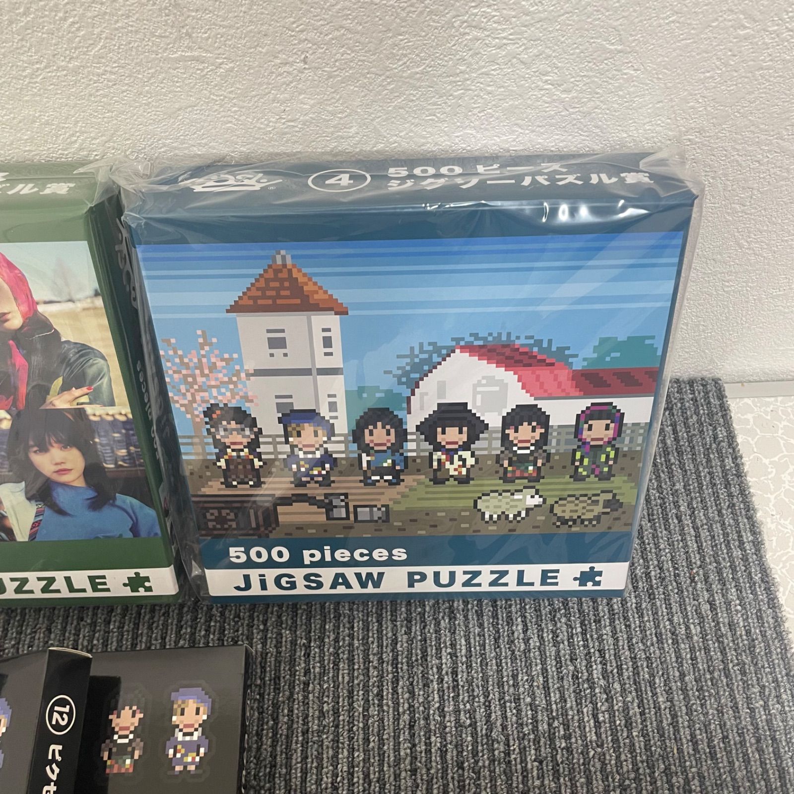 おまとめ BiSH 一番くじ ジグソーパズル A3クリアファイル ピクセルPVCラゲッジタグ 貯金箱