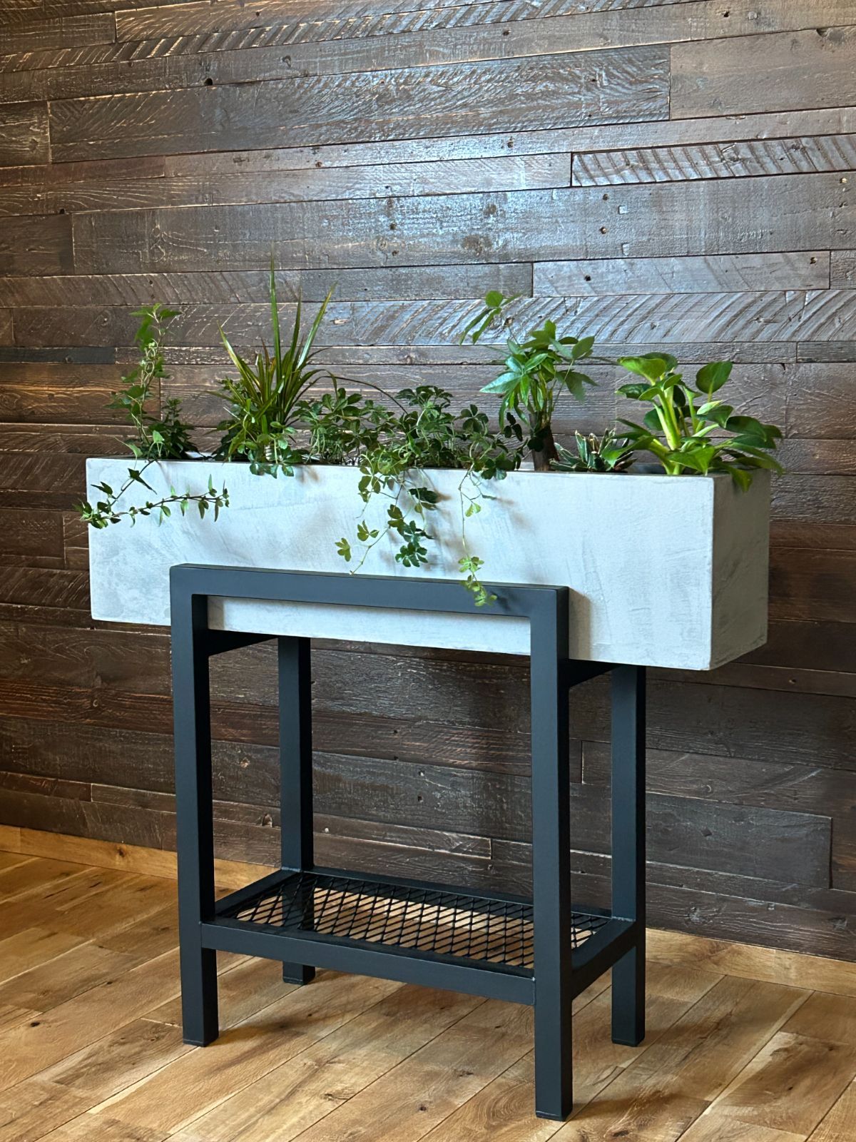 人工木 プランター付き (幅90 高さ180cm)YPF-1890(NA) YPF-1890(GY