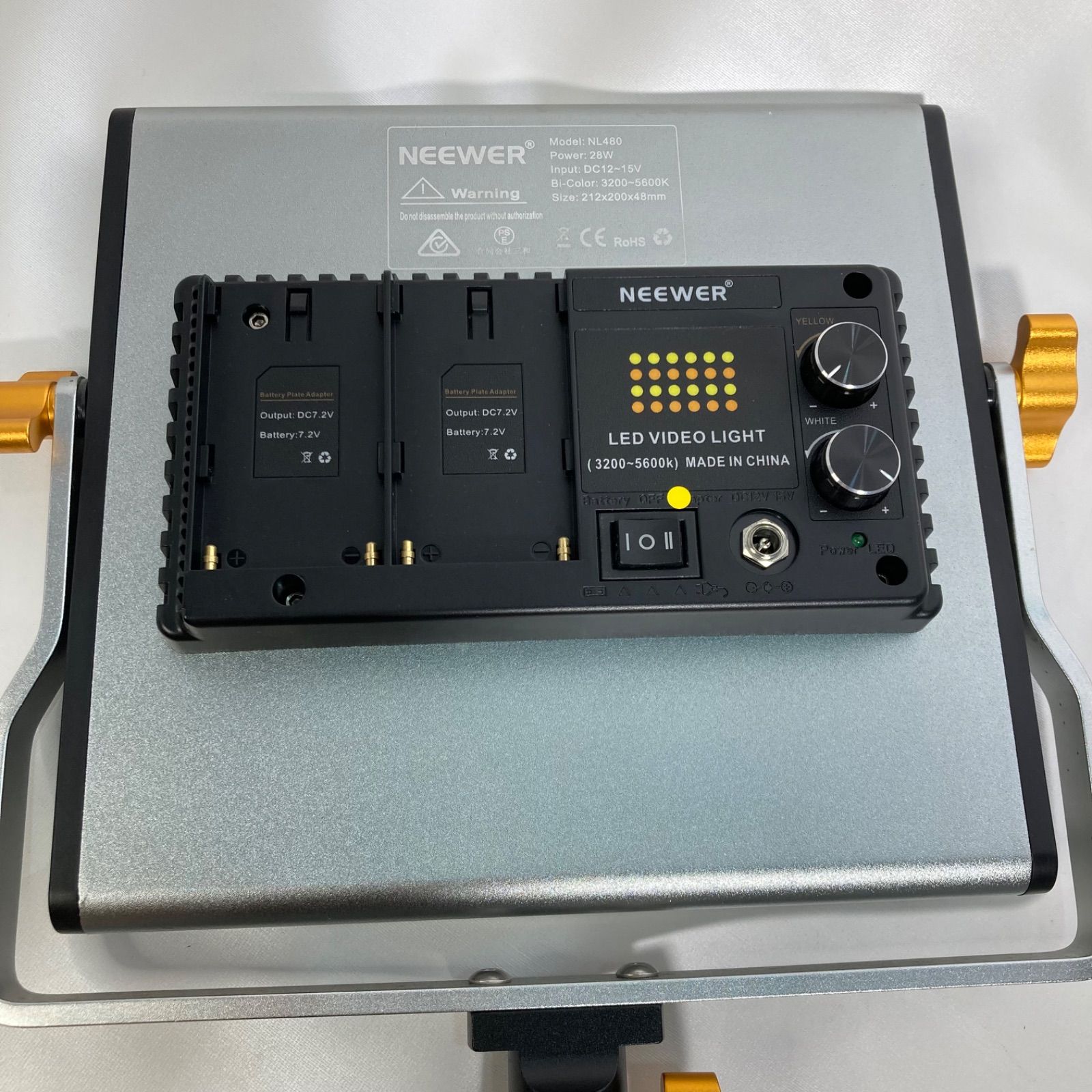 2セット】NEEWER NL480 LEDライト スタンド付き - メルカリ