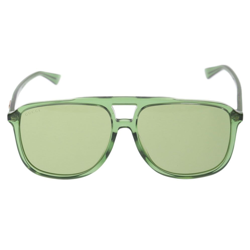 GUCCI (グッチ) アーバングリーンクリアフレーム サングラス GG026SA