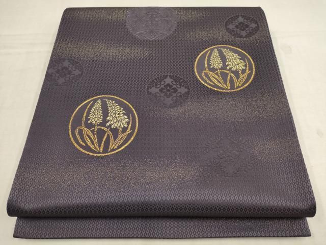 平和屋着物▽六通柄袋帯 京景色 浪漫 ラメ糸 正絹 逸品 CAAX7008vp