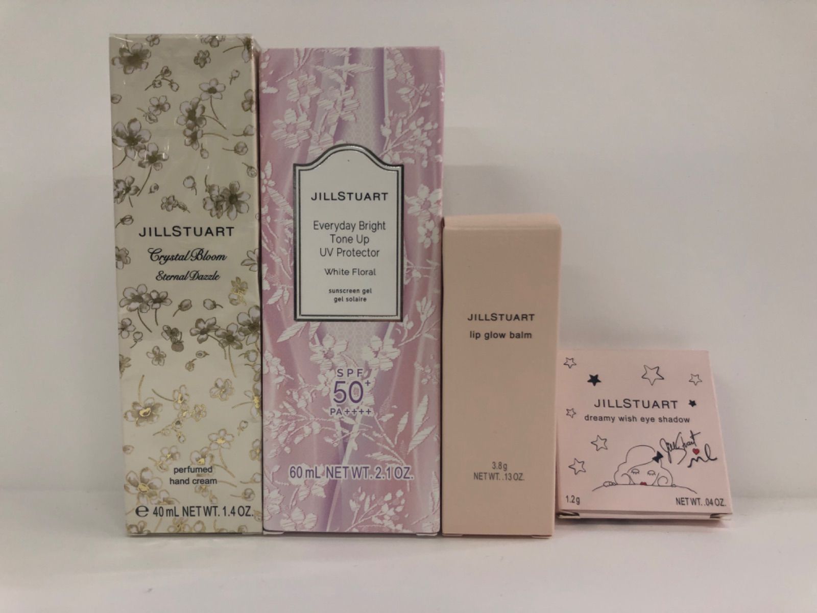 R2244 JILL STUART ジルスチュアート ハンドクリーム40g 日焼け止めジェル60g リップクリーム3.8g アイシャドウ1.2g 計4点セット