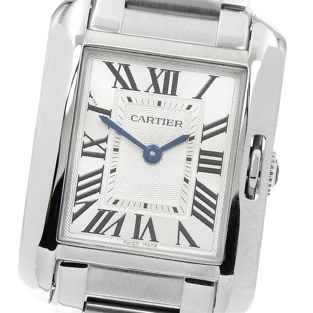カルティエ CARTIER W5310022 タンクアングレーズSM クォーツ