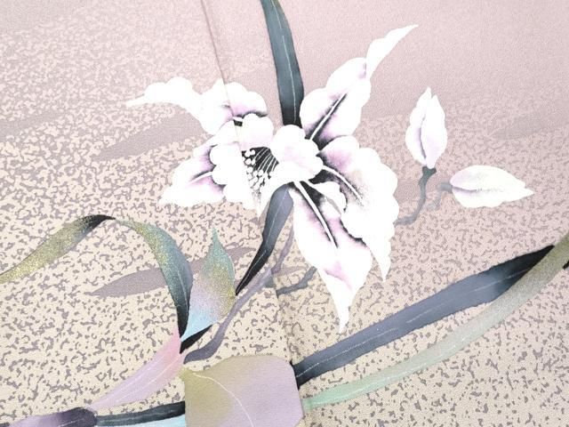 【高級訪問着】作家物❣️ 立波更紗花唐草文　 暈し染め　金銀彩　逸品✨ No.63 高級訪問着】作家物❣️ 立波更紗花唐草文 暈し染め 金銀彩 逸品