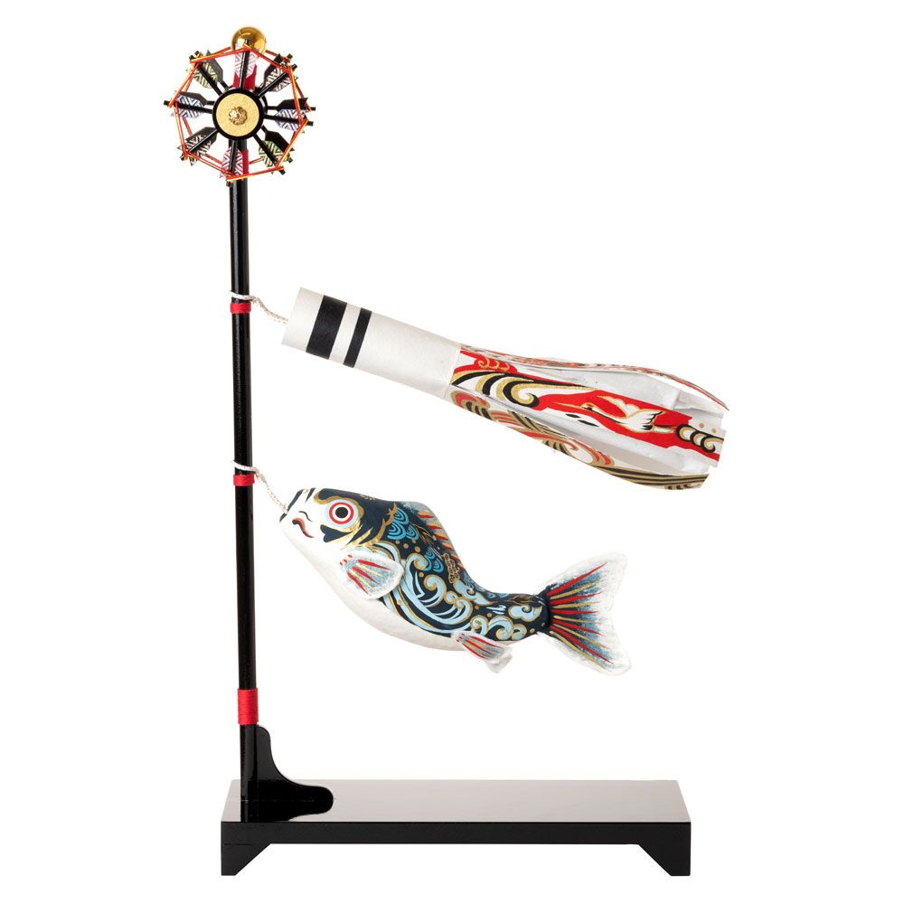 和紙皐月飾り こいのぼり 雅 張子の鯉のぼり置物 端午の節句 こどもの日 Boys festival decorations made of Japanese paper