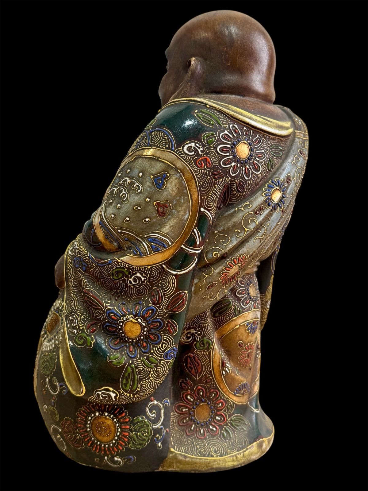 九谷焼 七福神 布袋さん 布袋様 古九谷焼 七福神 布袋 置物