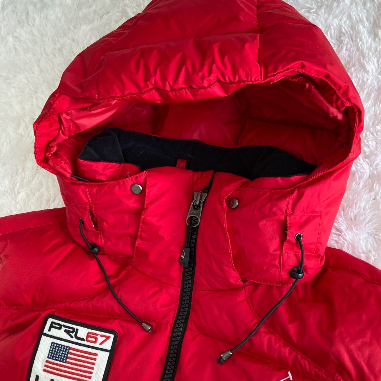 ☆セール☆美品☆POLO RALPH LAUREN ダウンベスト レッド - メルカリ