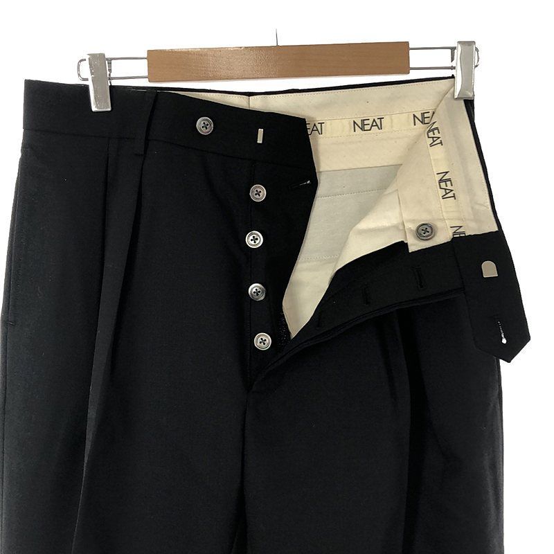 短期間値下げ中【美品】NEAT ウール100% スラックス 46 短期間値下げ中NEAT ウール100% スラックス 46