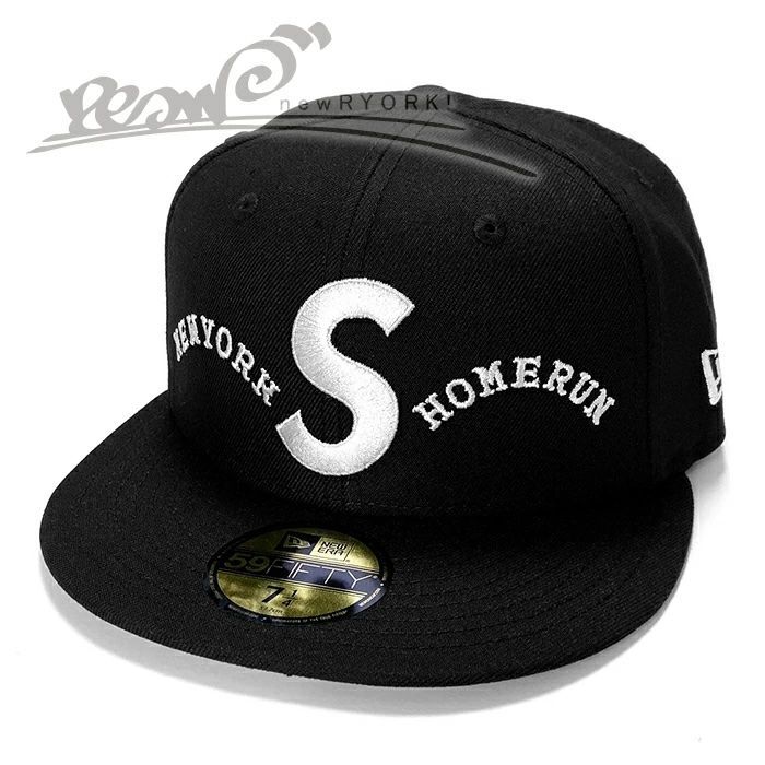 送料無料 メンズ キャップ ブラック シュプリーム Supreme MLB