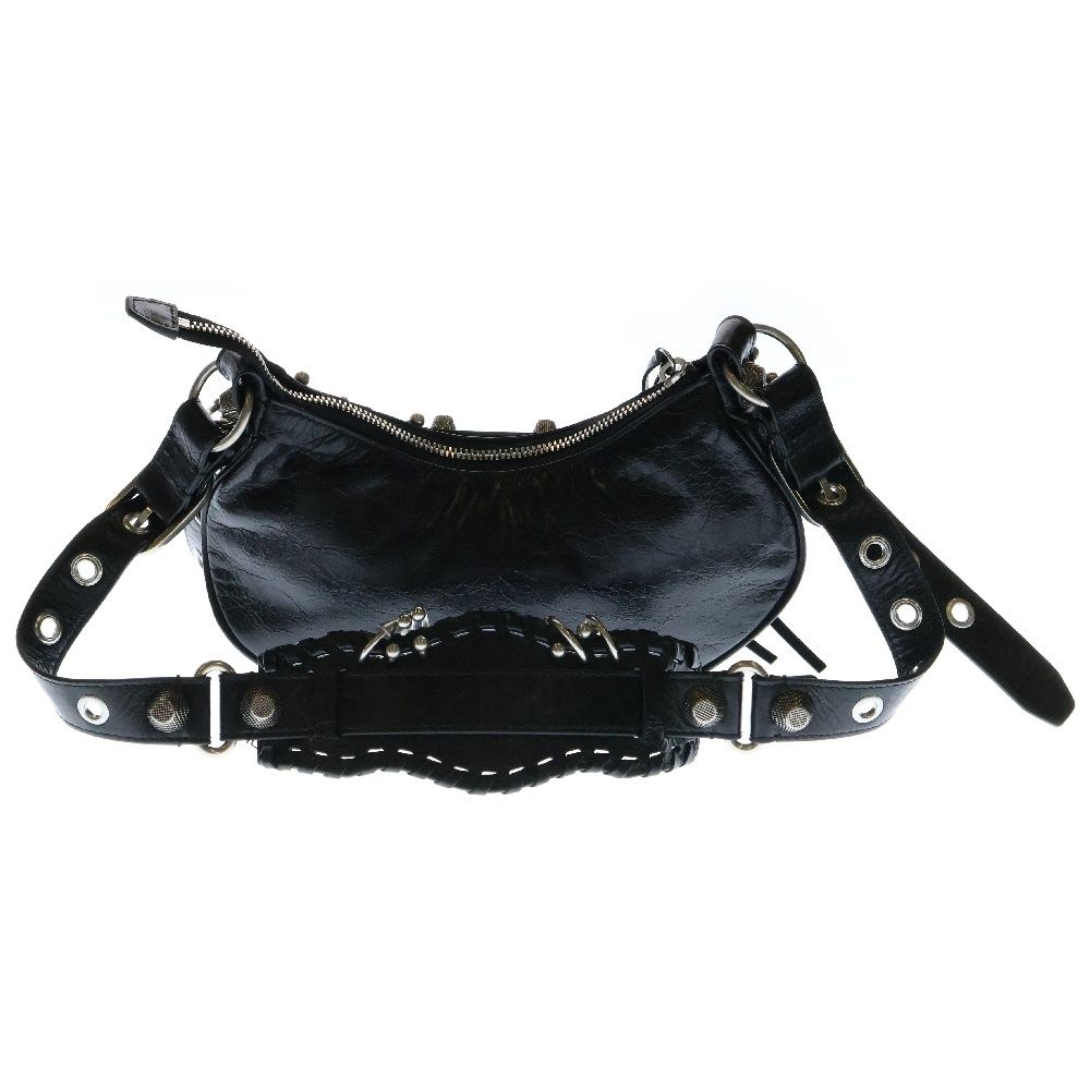 ルカゴール ピアスカスタム ブラック 黒 balenciaga 直営店*BALENCIAGA*LE CAGOLE XSショルダーバッグピアス付き黒