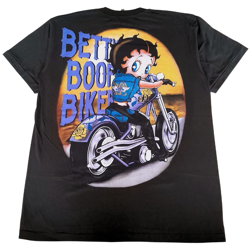 新品 メンズTシャツ 半袖 黒 L XL BETTY BOOP ベティちゃん