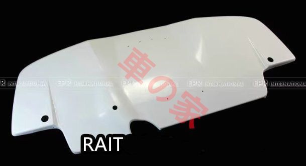 未塗装スバル インプレッサ 10代ハーフセダンGDB用改造VTXスタイル樹脂繊維製リアダクト底板およびリアバンパーリップの適用