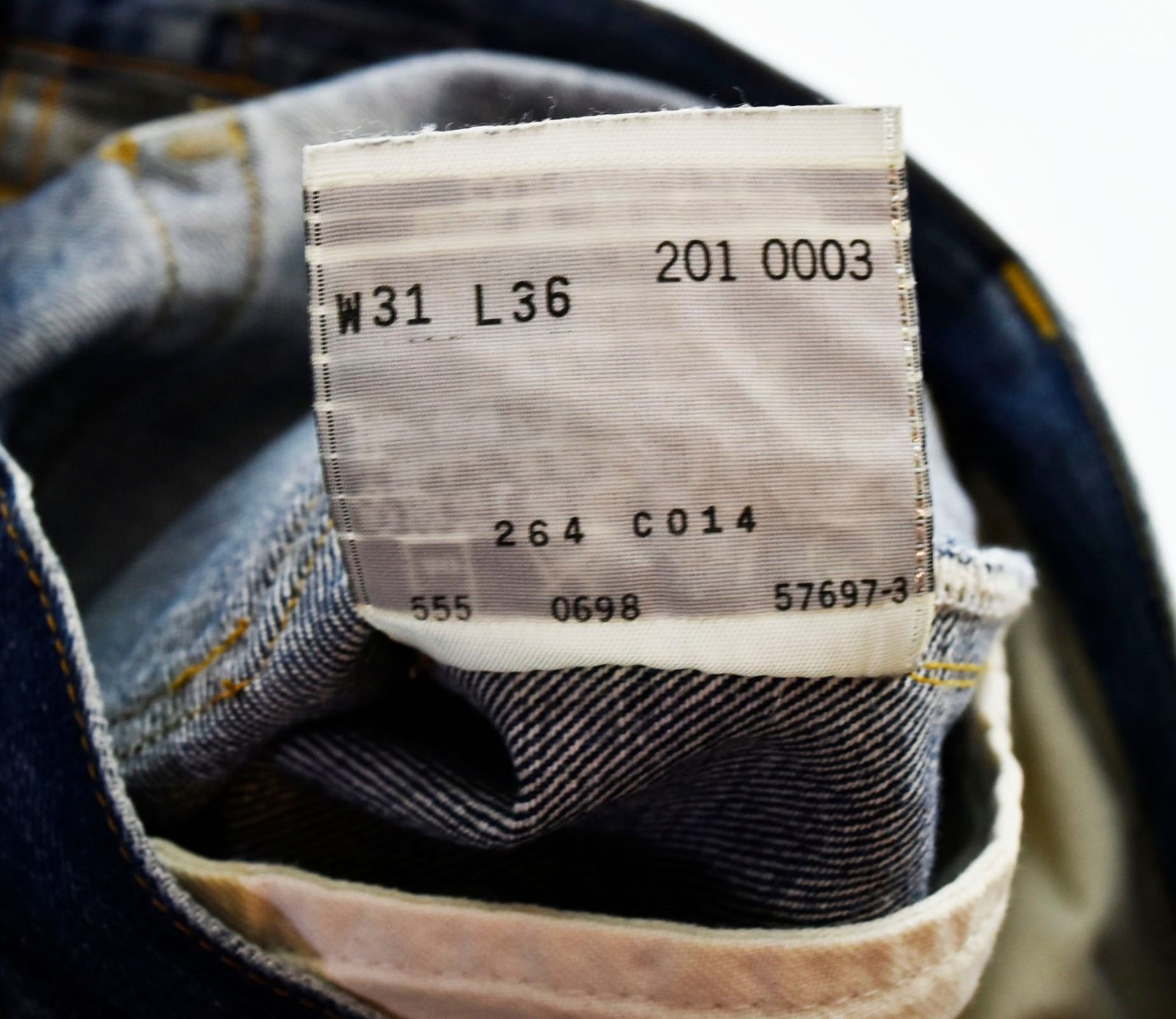 リーバイス Levis 米国製 90年代 201XX 1998 06 バレンシア工場 ボタン