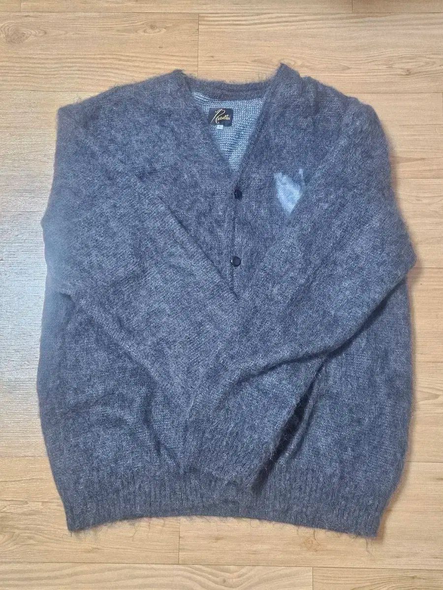 Needles x STUDIOUS 別注 ニードルスモヘアニットカーディガン NEEDLES