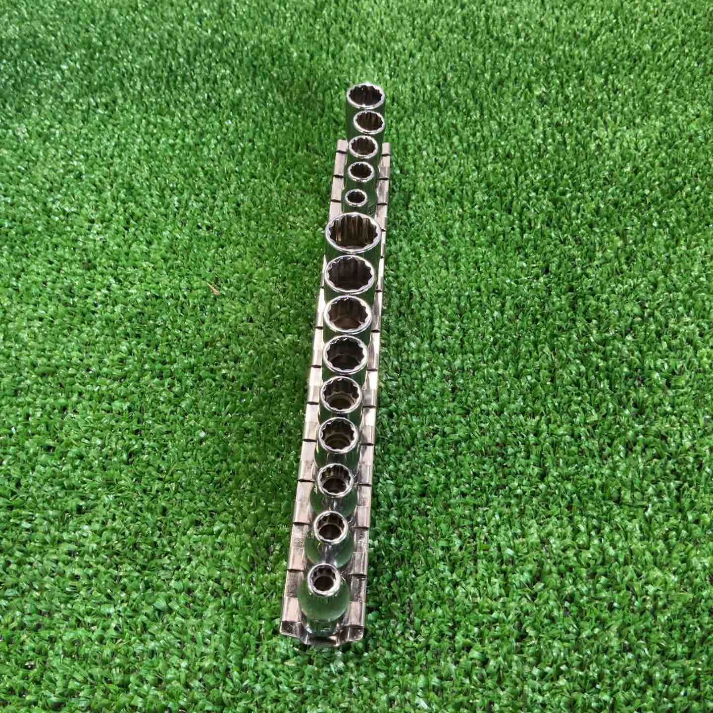 激安大特集。 Snap-on スナップオン 1|4 12角 シャローソケット インチ ミリ混在 14個セット 型式詳細は備考欄記載 草加店 格別な