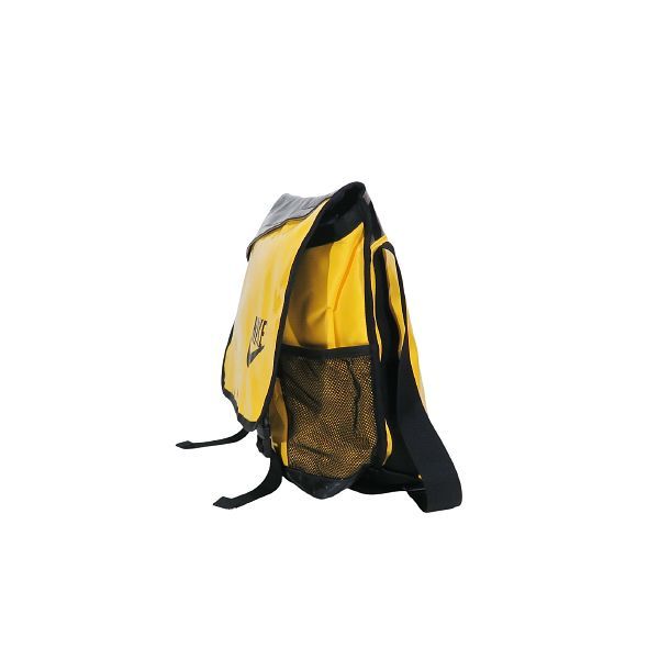 NIKE ナイキ エナメル メッセンジャー バッグ ショルダー イエロー BAG