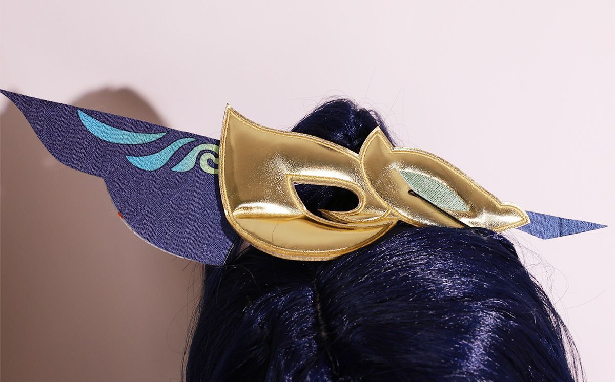 コスプレウィッグ 原神 閑雲 コスプレ コスチューム・コスプレ 三分