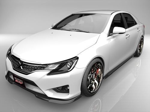 マークX 後期 GRX130 GRX133 GRX135 フロントアンダースポイラー エアロパーツ 説明文を必ずお読みください