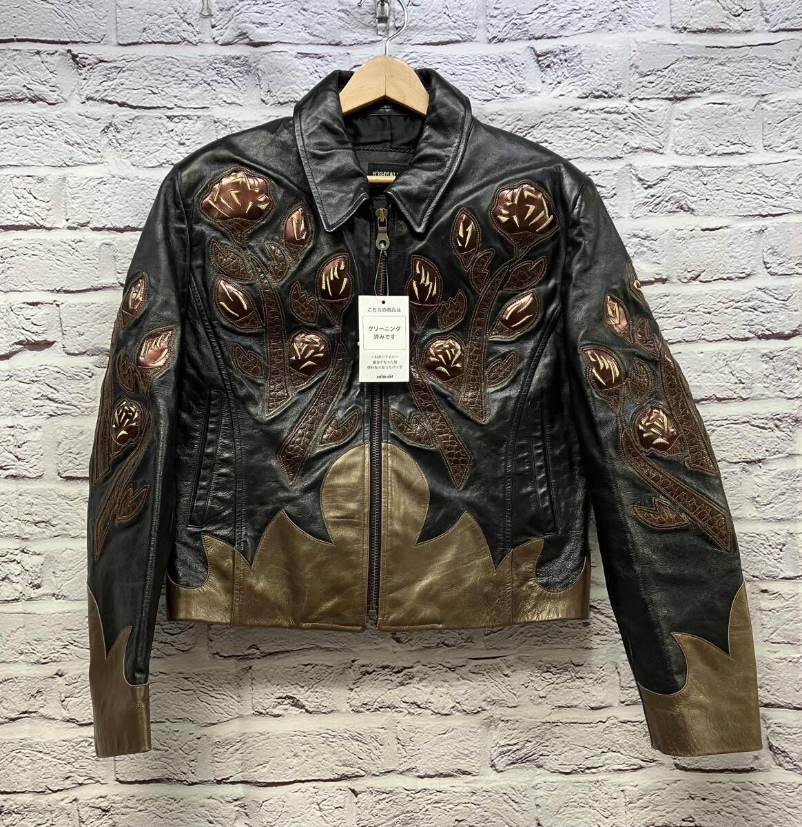 YOSHIYUKI KONISHI メンズ　羊革　　美品 　最終値下げしました★ YOSHIYUKI KONISHI レザージャケット 表記サイズ M ブラック