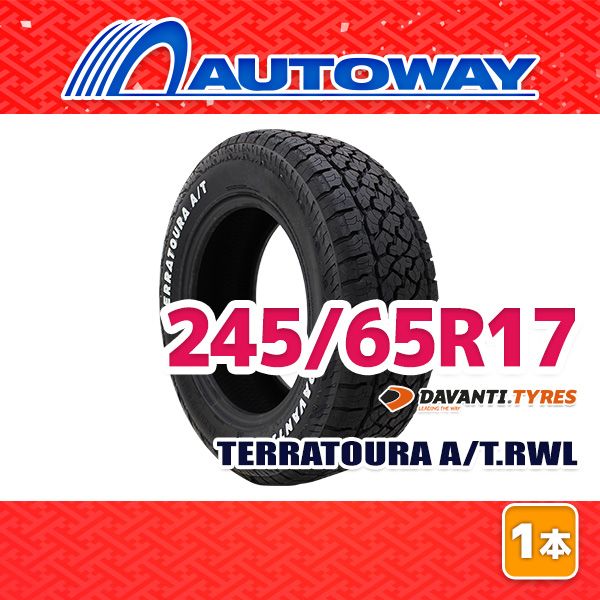 AUTOWAY】 新品 245/65R17 サマータイヤ DAVANTI TERRATOURA A/T.RWL 