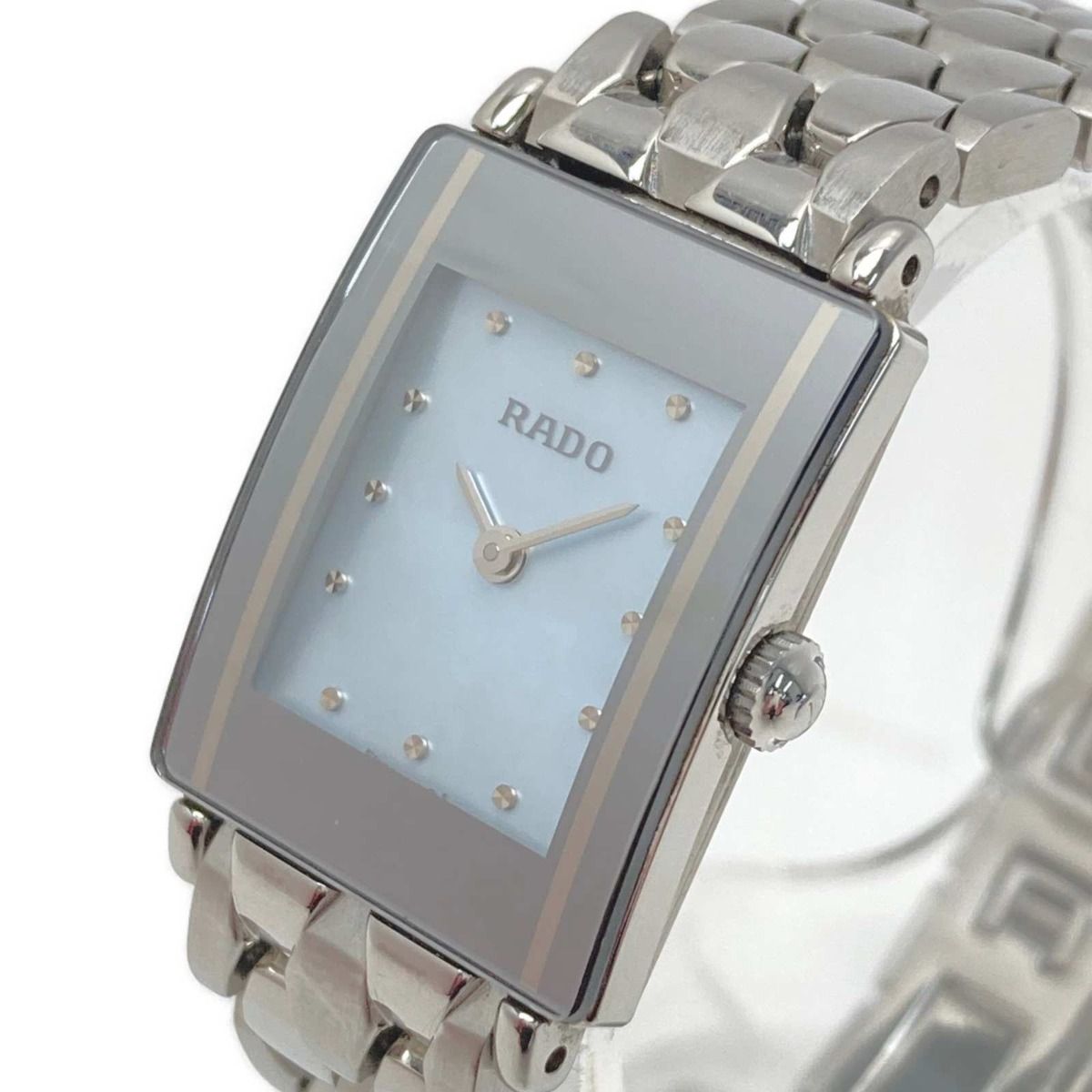 RADO DIASTAR クォーツ 銀 シルバー 腕時計 レディース RADO SILVER STAR レディース 腕時計 RADO DIASTAR クォーツ 銀