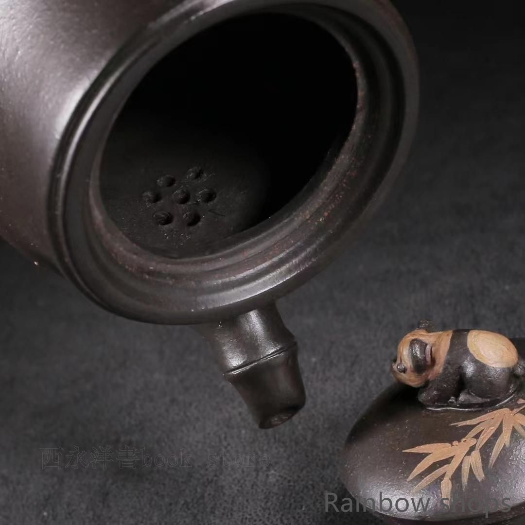 中国古美術?宜興原鉱黑金?泥