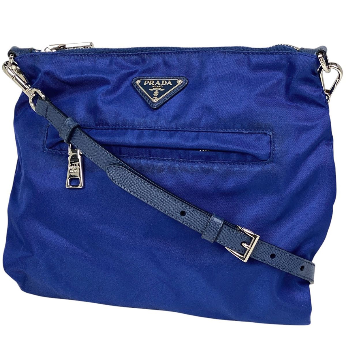 プラダ PRADA ロゴプレート ショルダーバッグ 斜め掛け ショルダー  